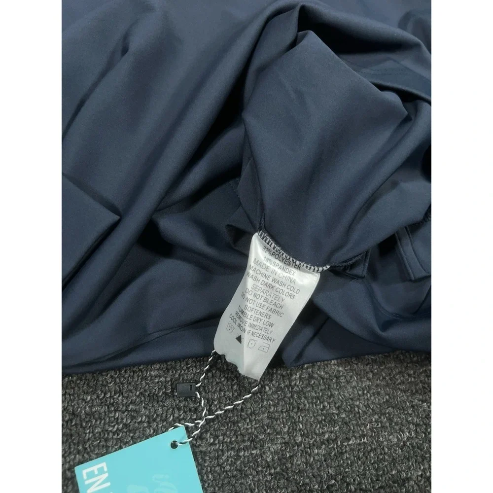 New Inward‎ Half Baseball Pattern Hoodie Navy Golf Performance Men's Medium